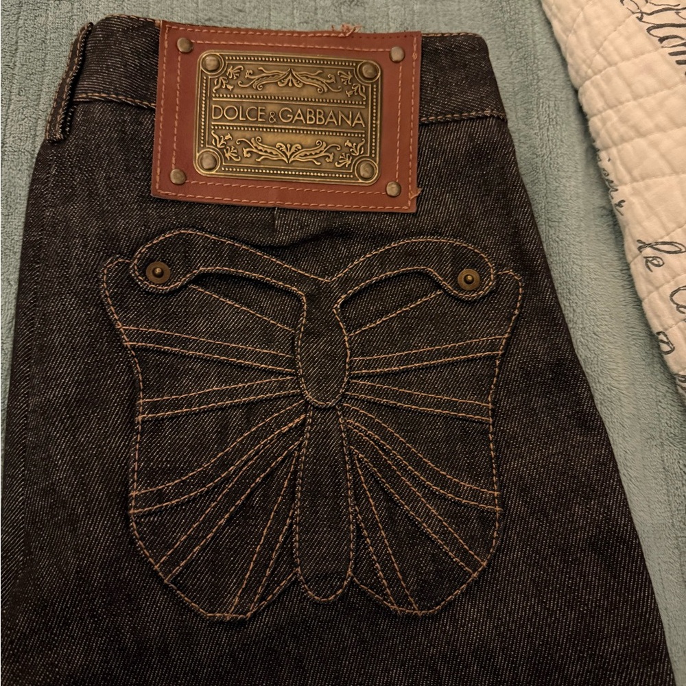 Dolce & Gabbana Black/gray Denim Jeans